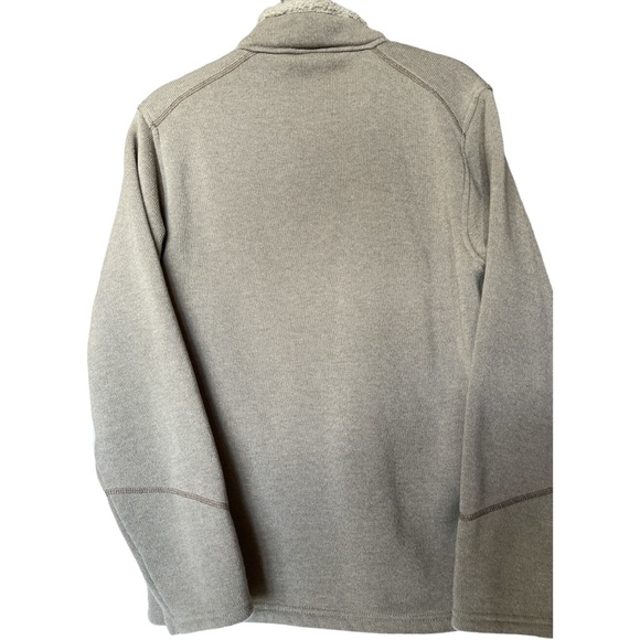 Men's Columbia 1/2 Zip Pullover Fleece Lined Sweater-Jacket Sz S Casual EUC - Picture 2 of 5